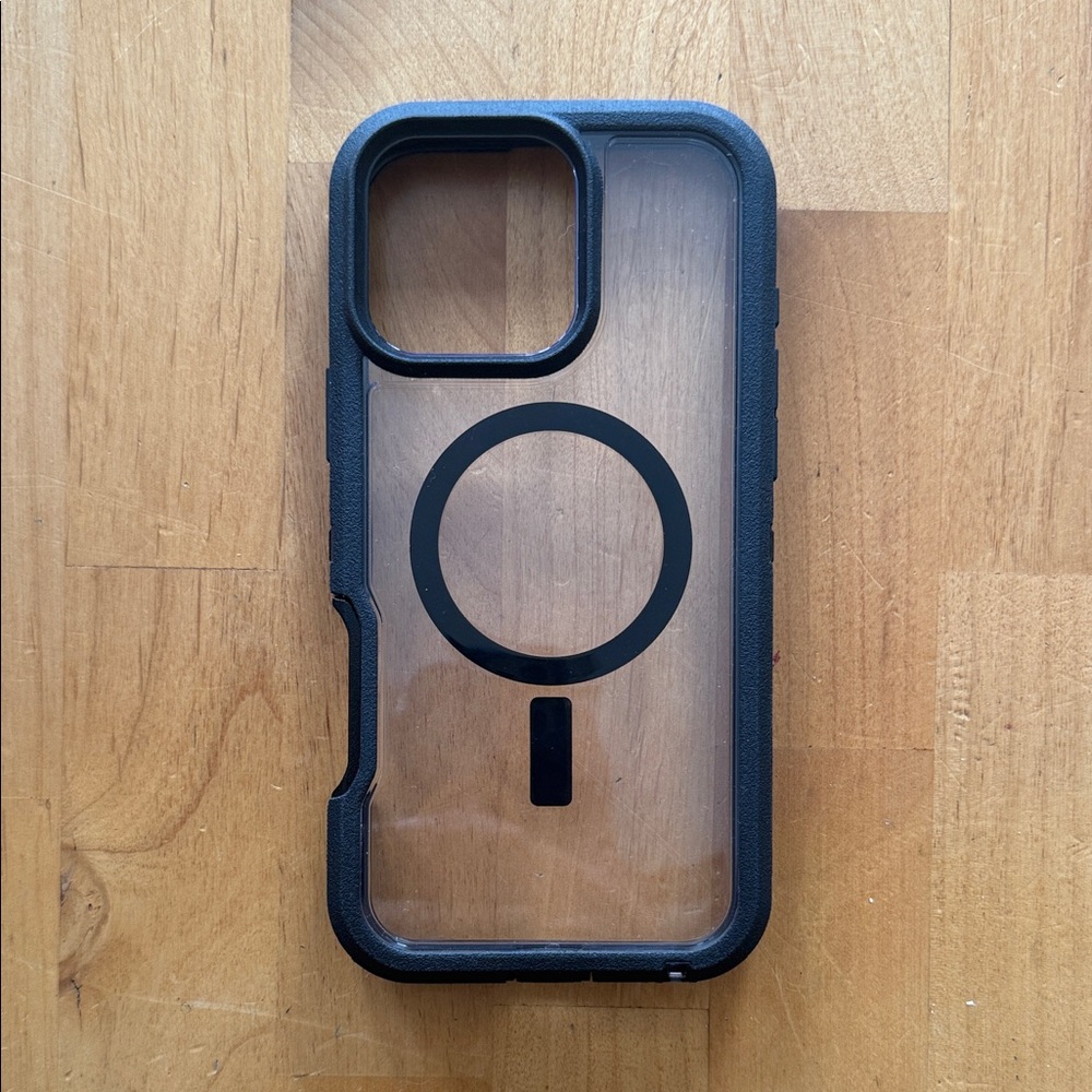 Otterbox Black and Clear 16 ProMax Phone Case